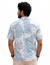 Light Blue Floral Shirt for Men view 2